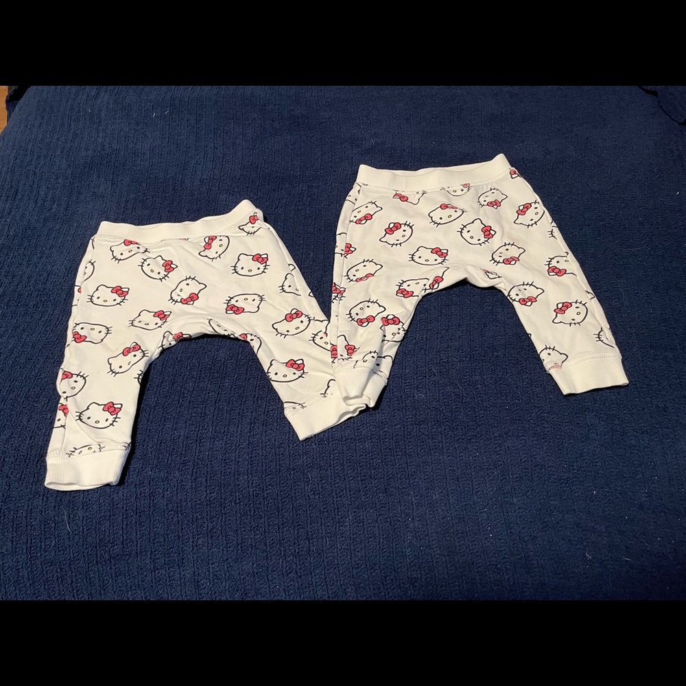 H&M Hello Kitty pants 6-9 month sizing (set of 2)
